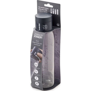 Dot hydration water bottle 600ml | Grey