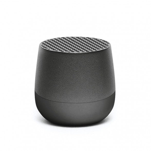 Ultra-portable bluetooth speaker in gunmetal grey