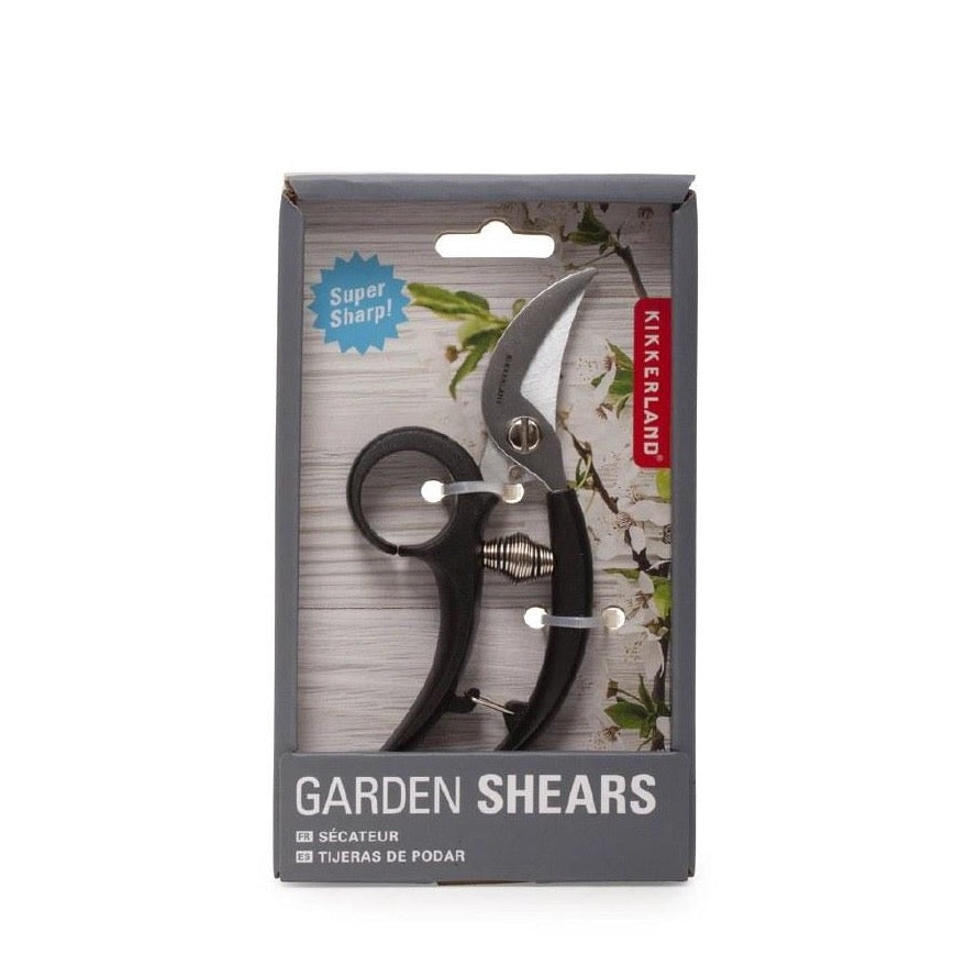 Garden Shears in Stainless Steel and Black