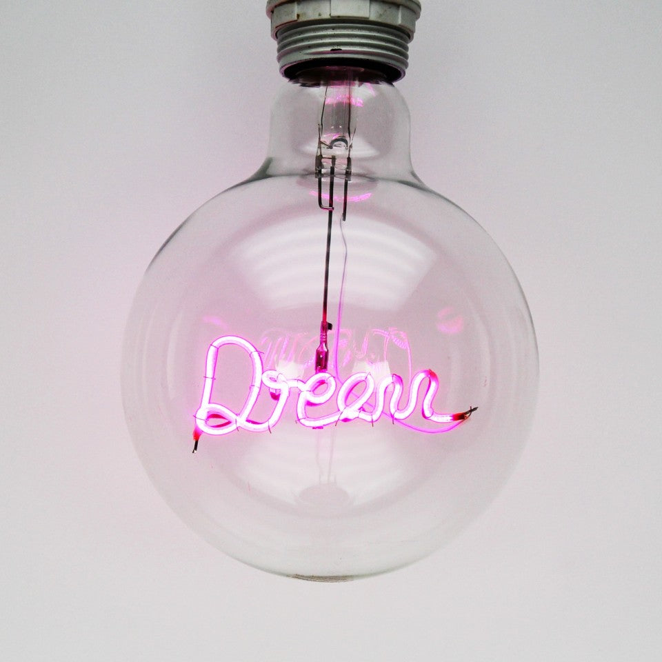 Dream Filament Purple Lamp Exposed Bulb Steepletone LED