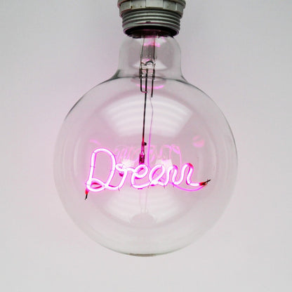Dream Filament Purple Lamp Exposed Bulb Steepletone LED