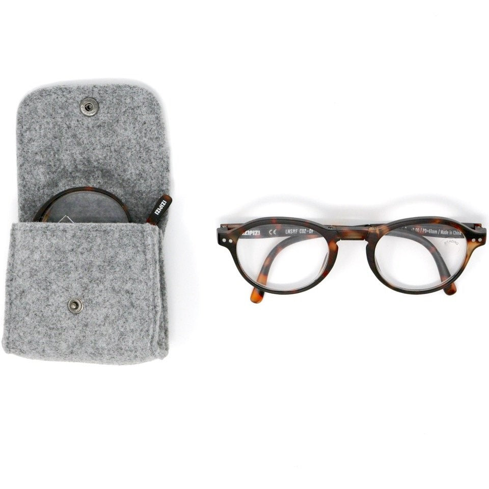 Reading glasses Style Foldable Tortoise +1.5