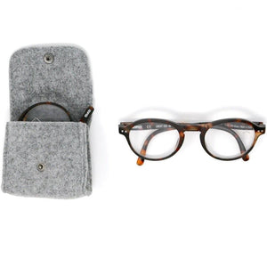 Reading Glasses Foldable Unisex Frame F 2.5 in Tortoise