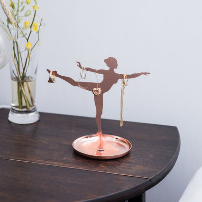 Jewellery Stand Ballerina Copper