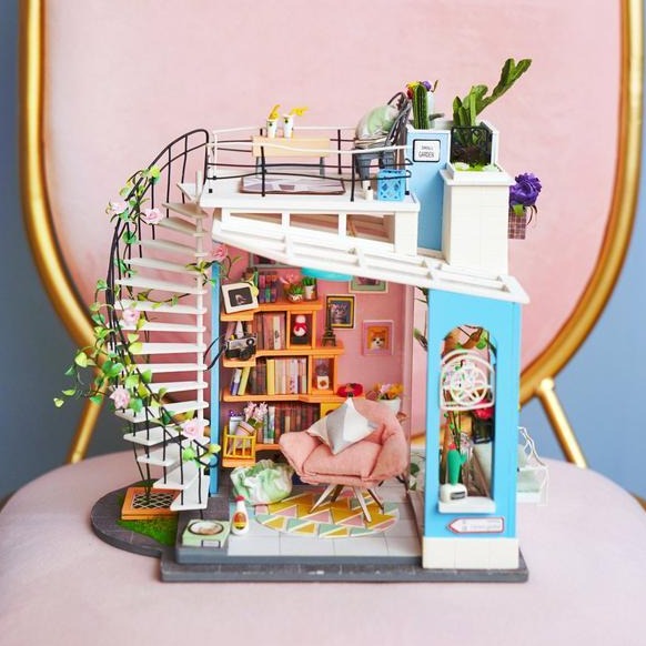 3D Puzzle DIY Miniature Dollhouse Dora's Loft