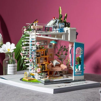 3D Puzzle DIY Miniature Dollhouse Dora's Loft