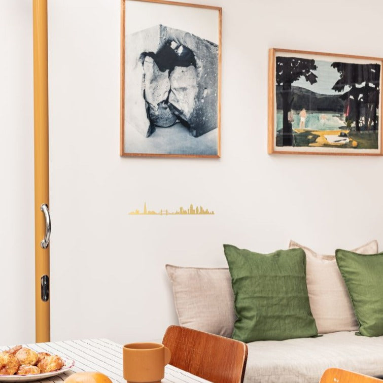 London Skyline 2 Wall Art Steel Gold The Line