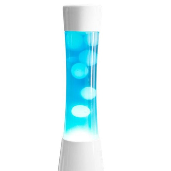 
            
                Load image into Gallery viewer, Lava Lamp Blue White Yellow Retro
            
        