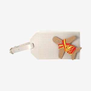 
            
                Load image into Gallery viewer, Luggage Tag Stitch Your Own Design Cross Stitch in Light Grey
            
        