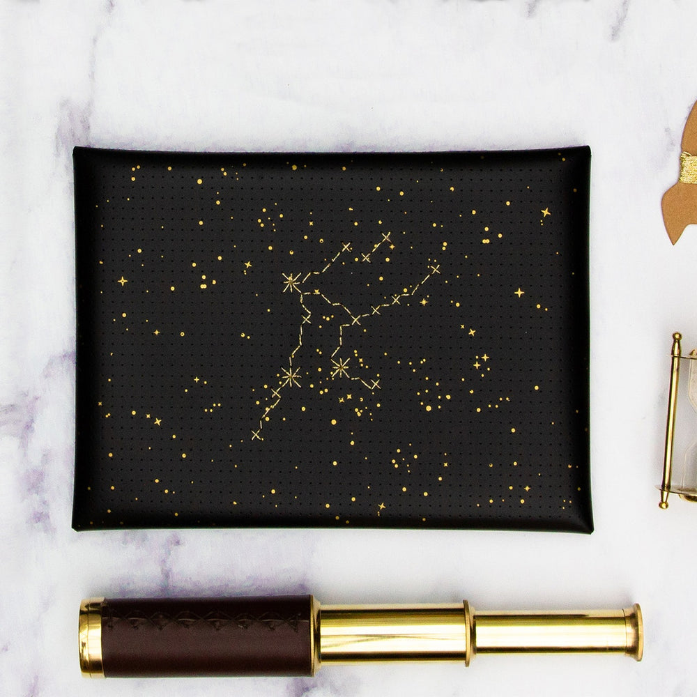 Envelope Pouch Stitch Your Star Sign in Black