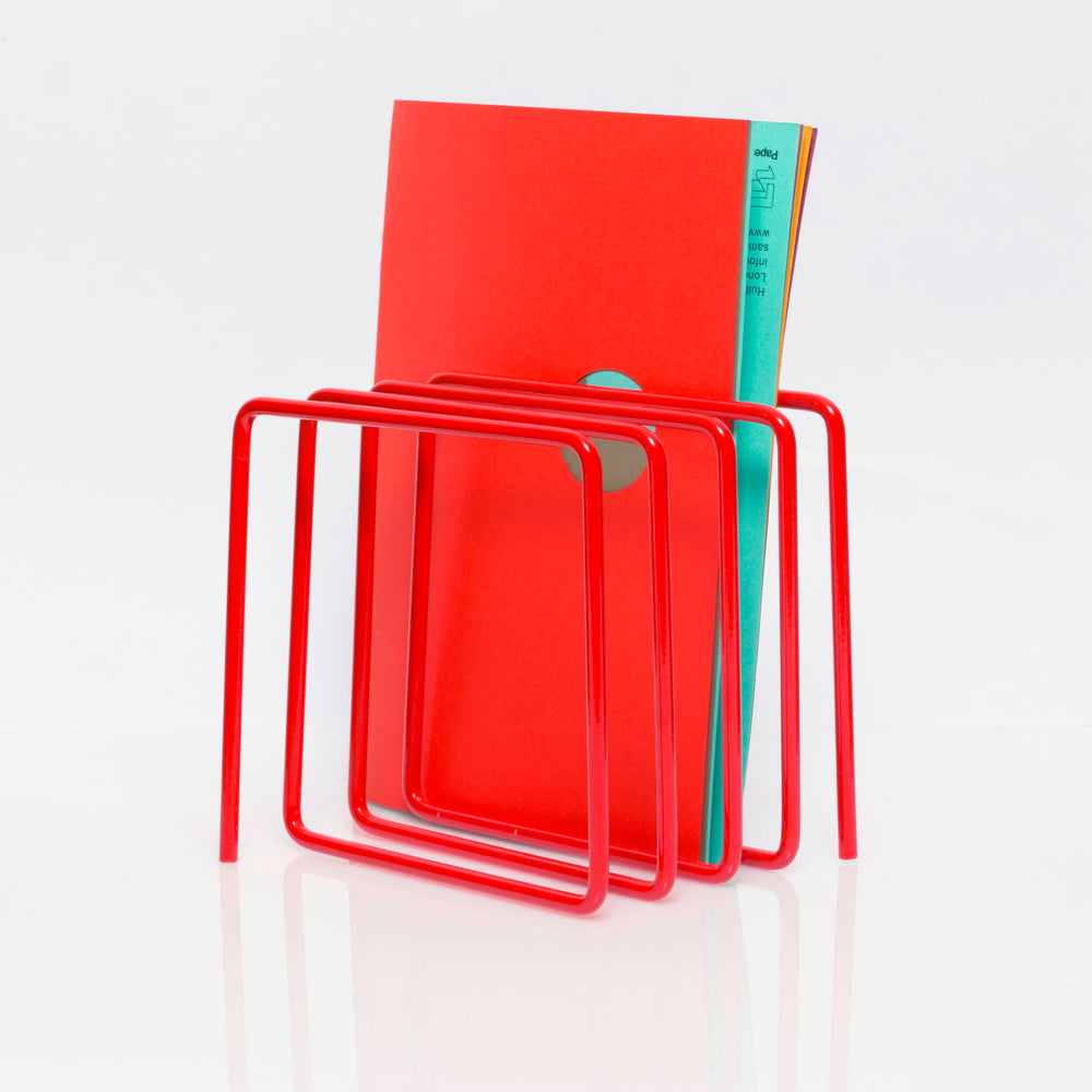 DISCONTINUED - Magazine rack red