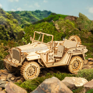 3D Puzzle DIY Mechanical Model 1:18 Army Field Car
