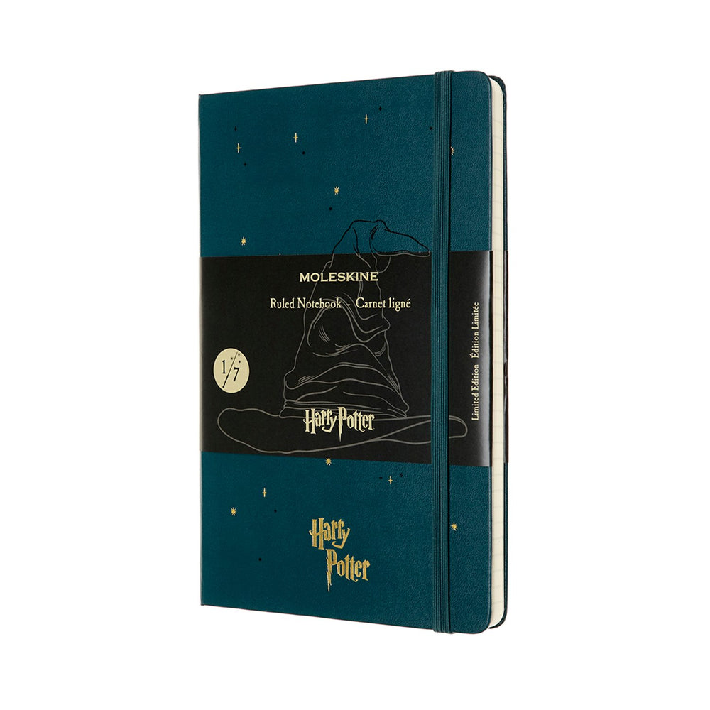 Notebook Harry Potter Large Ruled Philosopher's Stone in Dark Green
