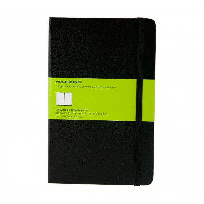 Notebook Moleskine Large Plain, Black
