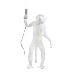 Seletti standing monkey lamp light in white