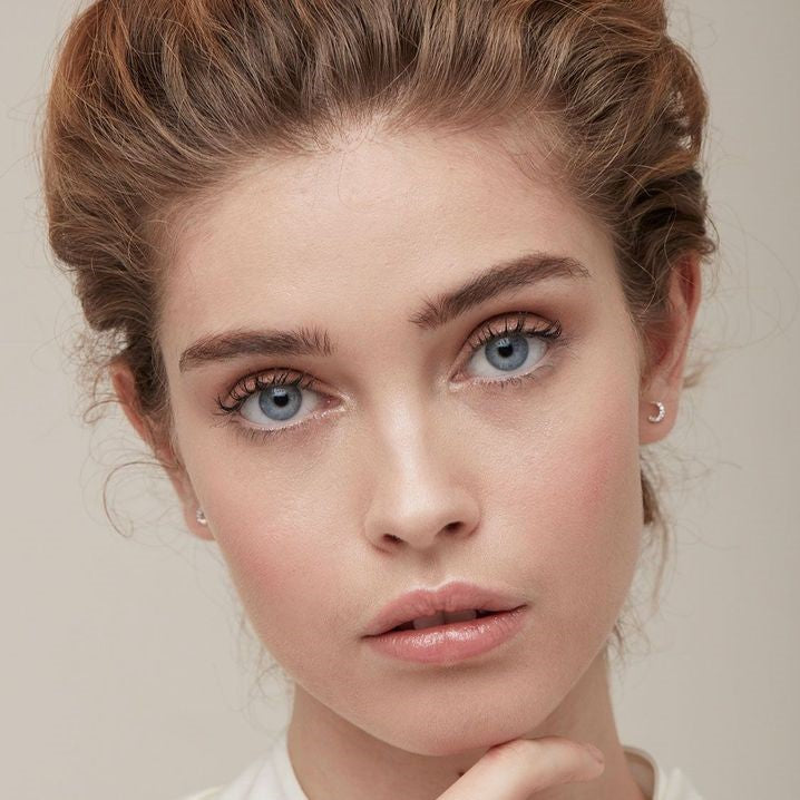 Earrings Pave Set White Cubic Zirconia Moon Silver Plated