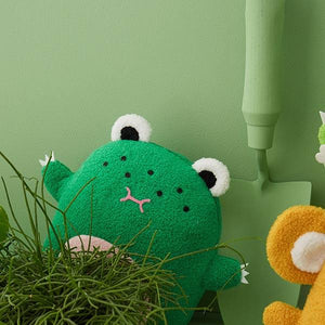 Frog plush soft toy for children 'Ricecharming' in green