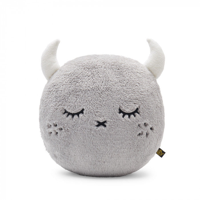 Monster Cushion Soft Toy Ricepuffy Cute Noodoll Grey
