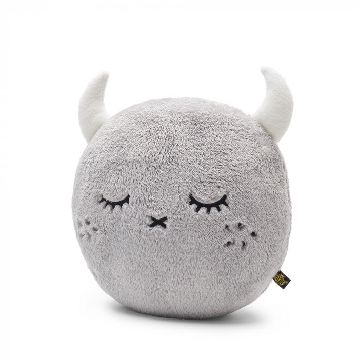 Monster Cushion Soft Toy Ricepuffy Cute Noodoll Grey