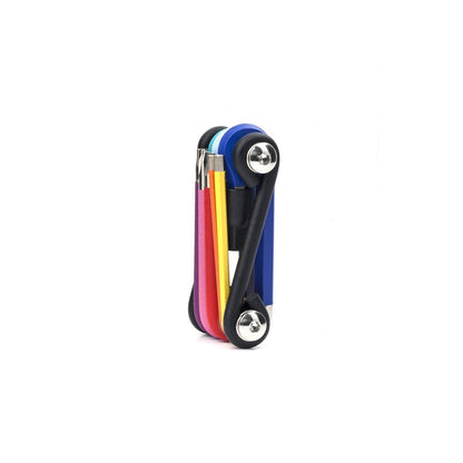 Rainbow Multi Tool Set in Red Orange Yellow Green Blue Purple and Black