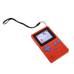 Retro Handheld Game Console in Red and Blue