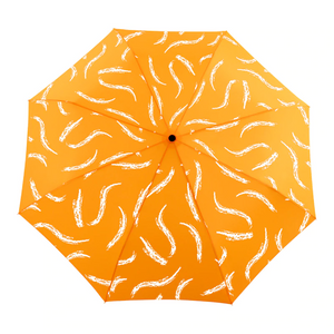 Original Duck Head Umbrella Compact Saffron Brush Yellow Orange