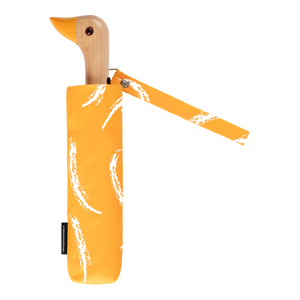 Original Duck Head Umbrella Compact Saffron Brush Yellow Orange