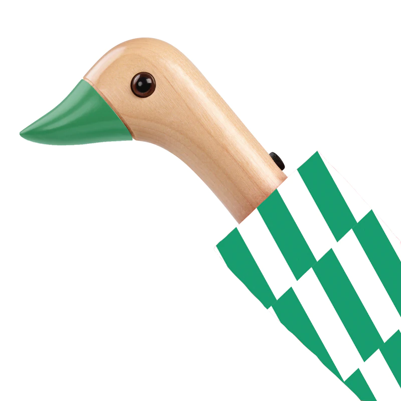 
            
                Load image into Gallery viewer, Original Duck Head Umbrella Compact Green Kelly Bars
            
        
