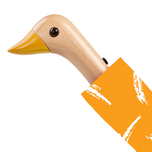 Original Duck Head Umbrella Compact Saffron Brush Yellow Orange