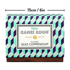 Classic Quiz Compendium Set with 4 Trivia Quiz Decks Ridley's