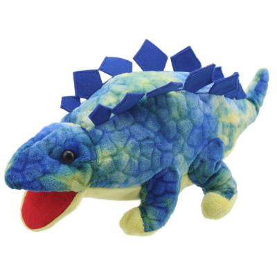 Blue Stegosaurus Puppet Baby Dinos Soft Toy