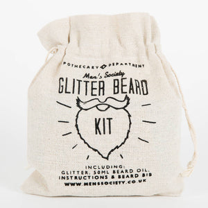 Glitter Beard Kit in Red