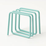 Letter rack in mint blue