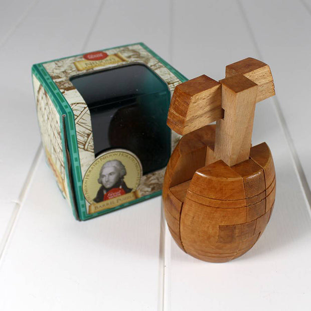 3D Puzzle Game Nelsons Barrel Great Minds in Wood