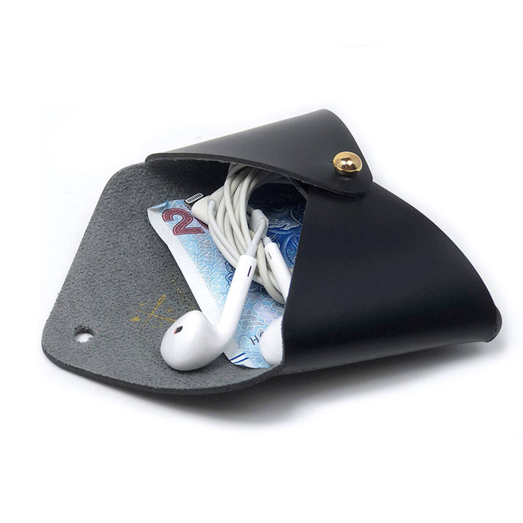 Coin Purse Stitch Your Zodiac Sign in Black