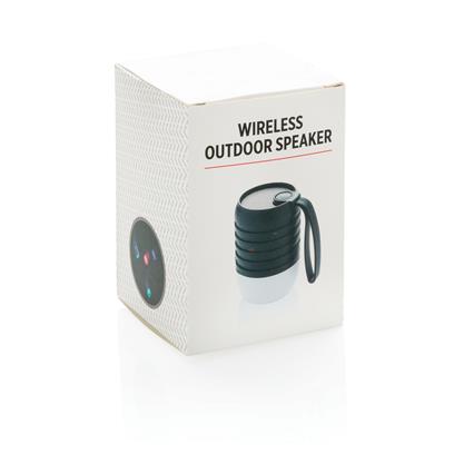 Wireless outdoor speaker by XD in black