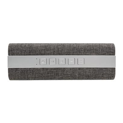 Speaker and power bank 'Vogue' by XD design in grey fabric