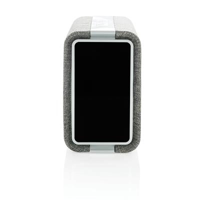 Speaker and power bank 'Vogue' by XD design in grey fabric