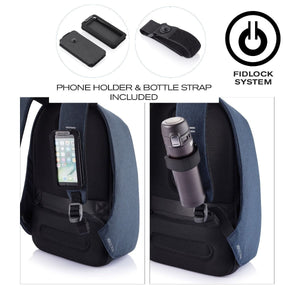 Backpack Bobby Pro anti-theft in navy blue