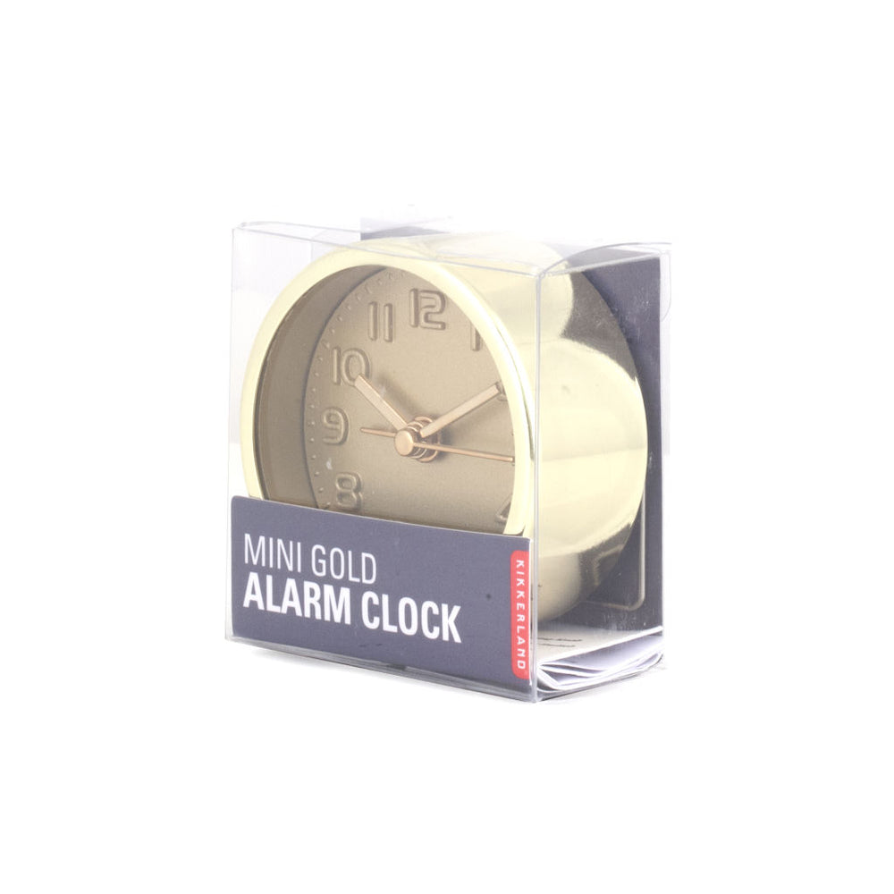 Gold and copper alarm clock