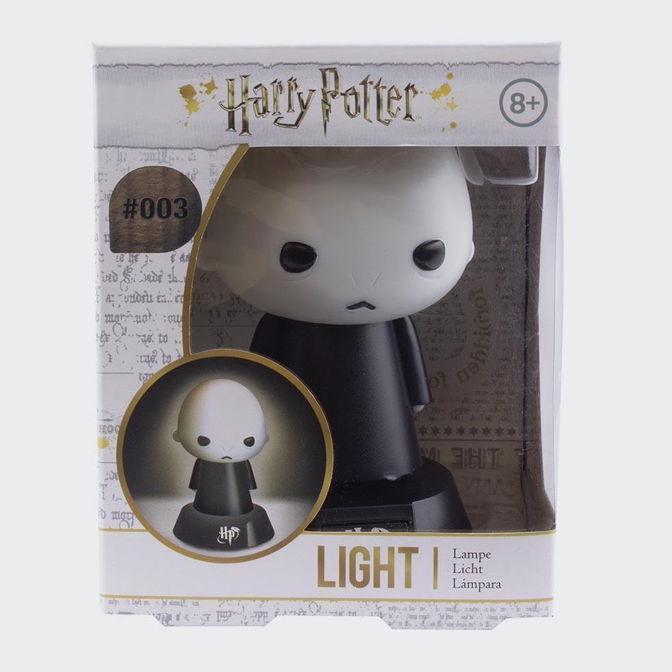 Harry Potter Voldemort 3D Icon Character Light in White Black