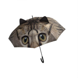 Animal Umbrella Cat 3D Design with Ears