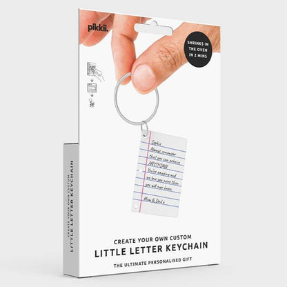 LITTLE LETTER DIY SHRINK KEYRING KIT