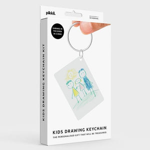 KIDS DRAWING DIY SHRINK KEYCHAIN KIT