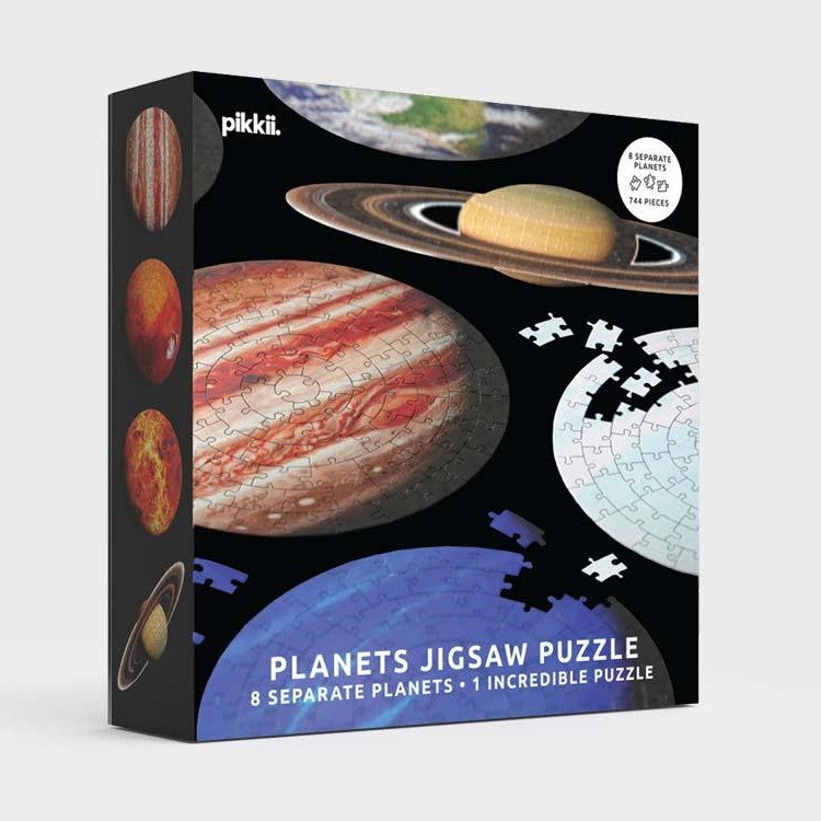 Jigsaw Puzzle 8 Separate Planets Space