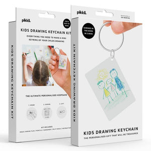 KIDS DRAWING DIY SHRINK KEYCHAIN KIT