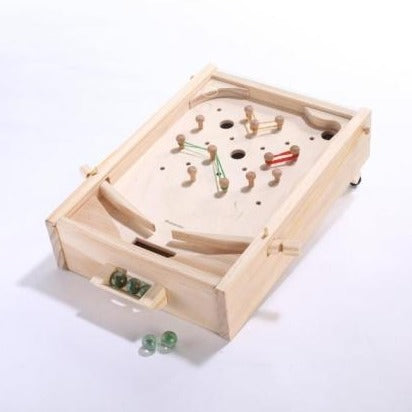 Pinball Wooden Game Classic American Mini Table Top Pin Ball Game