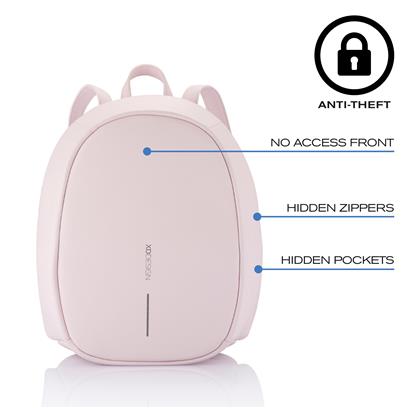 Bobby Elle anti-theft backpack | Pink