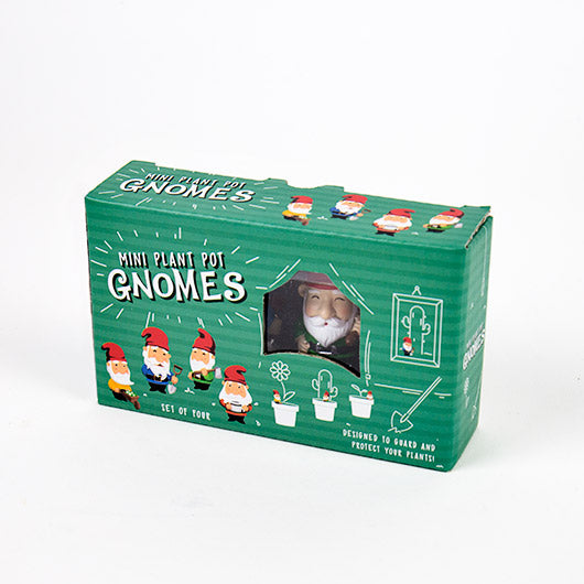 Gnome Plant Pot Marker Figurines for Garden Mini