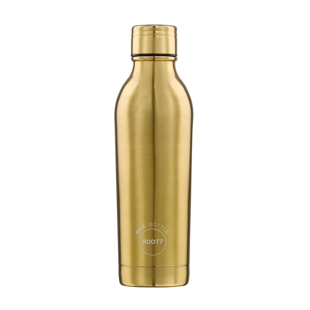 Water Bottle Insulated Leak Proof Double Walled 500ml in Gold